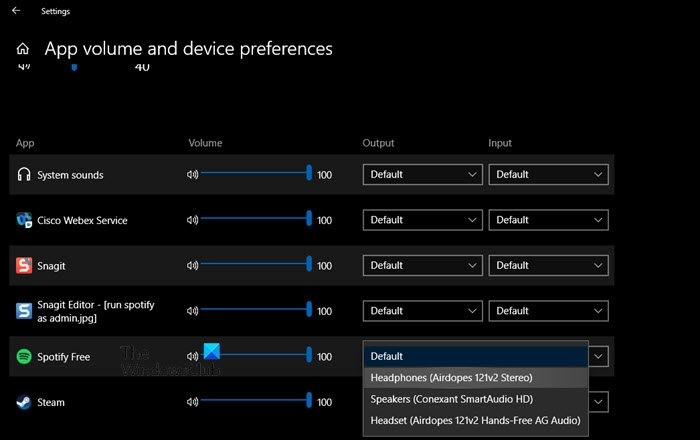 Sửa lỗi Không có âm thanh trong Spotify trên PC Windows 