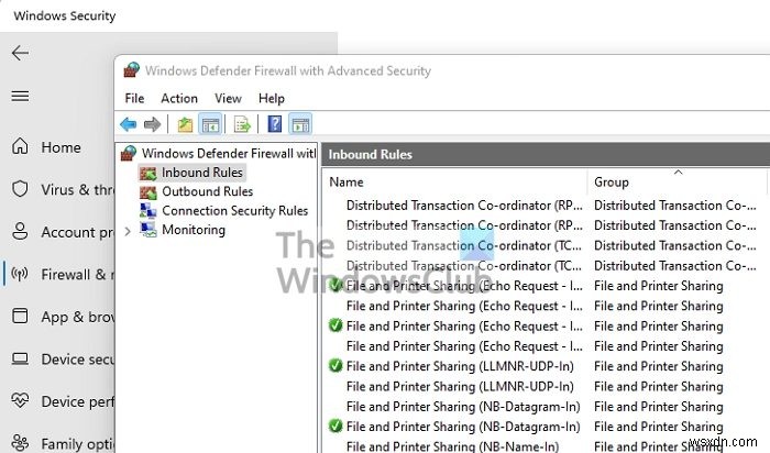 Chia sẻ Máy in không hoạt động trong Windows 11/10 