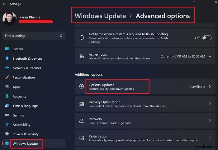 Tốc độ làm mới động của Windows 11 không hiển thị hoặc hoạt động 