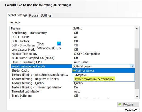 Trình điều khiển NVIDIA OpenGL đã phát hiện ra sự cố với trình điều khiển màn hình 