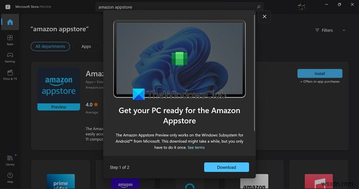 Cách sử dụng Amazon Appstore trên Windows 11 