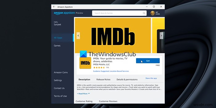 Cách sử dụng Amazon Appstore trên Windows 11 