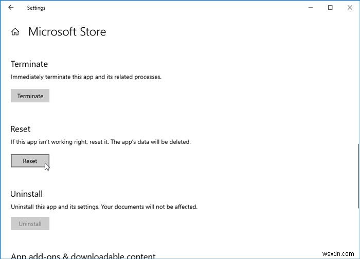Ứng dụng này đã bị chặn do lỗi Chính sách công ty trong Microsoft Store 