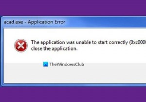 Lỗi 0x000007b, Ứng dụng không thể khởi động chính xác trên Windows 11/10 