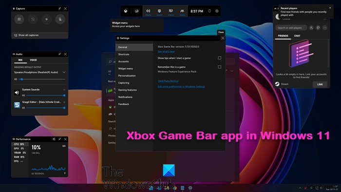 Cách sử dụng Xbox Game Bar trong Windows 11 