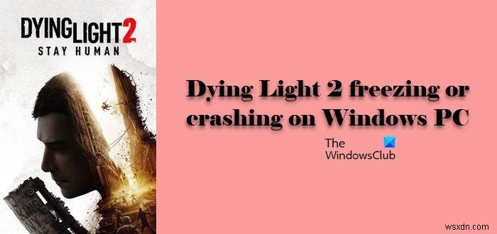 Dying Light 2 tiếp tục đóng băng hoặc gặp sự cố trên PC Windows 