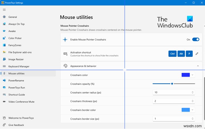 Cách lấy Con trỏ hoặc Con trỏ Crosshair cho Windows 11/10 