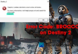 Sửa mã lỗi Destiny 2 BROCCOLI trên PC Windows 