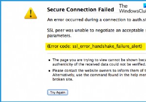 Lỗi SSL_ERROR_HANDSHAKE_FAILURE_ALERT [Đã sửa] 