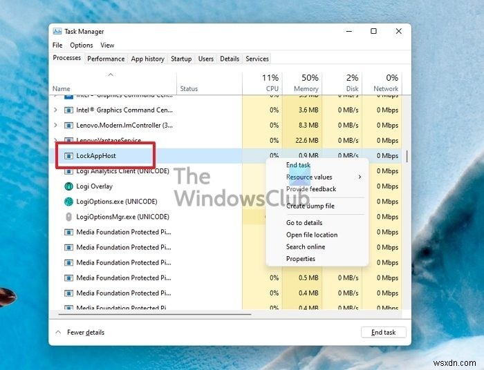 LockAppHost.exe trong Windows là gì? Nó có phải là phần mềm độc hại không? 