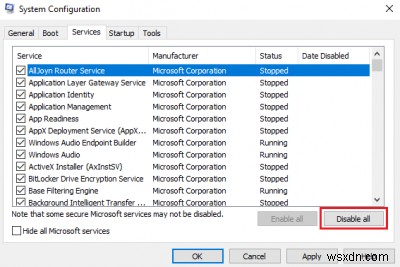 Máy chủ Giao thức Tìm kiếm của Microsoft Windows đã ngừng hoạt động 