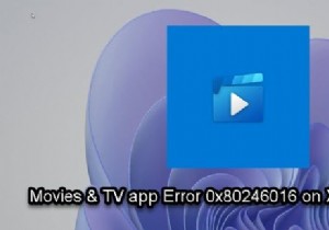 Lỗi 0x80246016 khi cài đặt hoặc cập nhật ứng dụng Phim &TV trên Xbox hoặc PC 