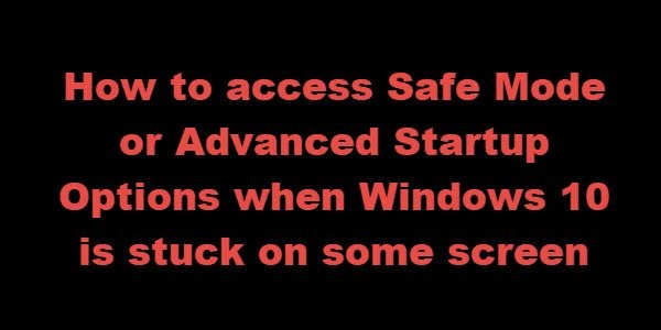 Windows 11/10 bị kẹt khi tải một số màn hình 