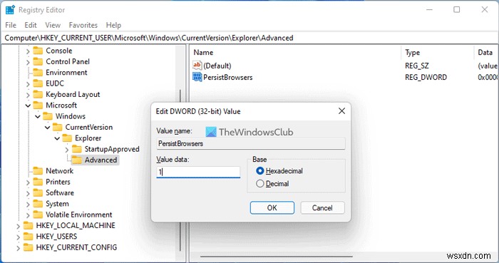 Cách khôi phục các cửa sổ thư mục trước đó khi đăng nhập trong Windows 11/10 