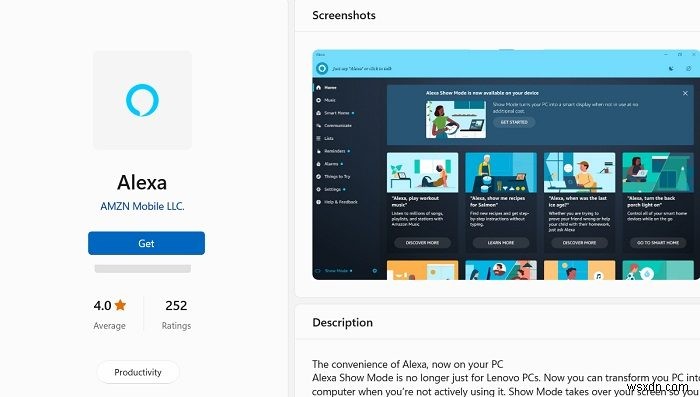 Cách sử dụng Alexa trên PC Windows 11/10 