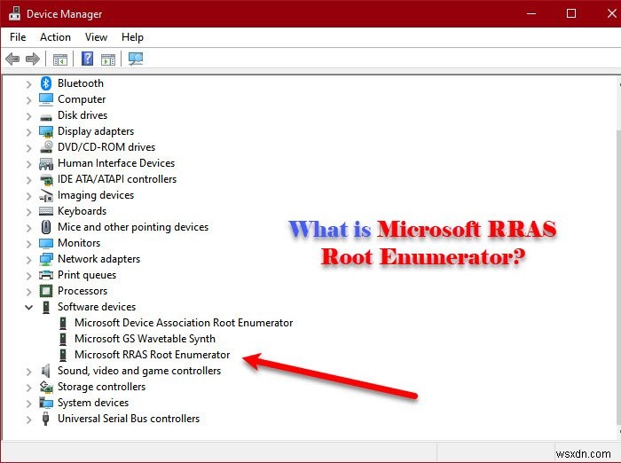 Microsoft RRAS Root Enumerator là gì và tôi có thể tắt nó không? 