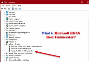 Microsoft RRAS Root Enumerator là gì và tôi có thể tắt nó không? 