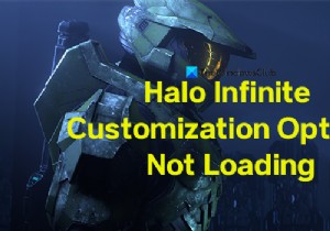 Khắc phục sự cố không tải tùy chọn Halo Infinite Customization 