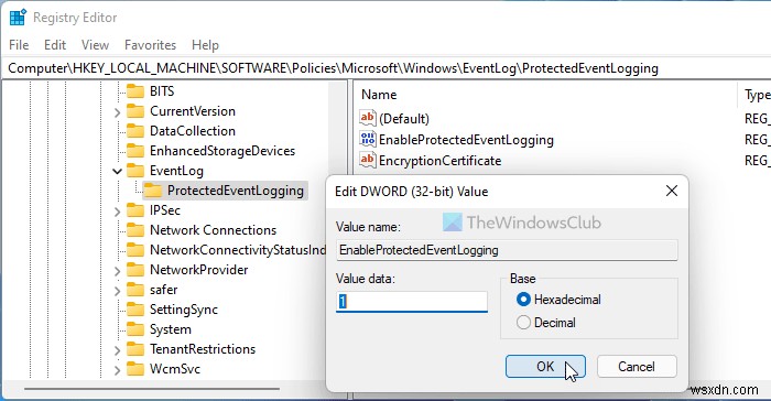 Cách bật hoặc tắt tính năng Ghi nhật ký sự kiện được bảo vệ trong Windows 11/10 