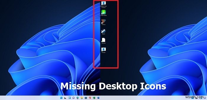 Các biểu tượng trên màn hình không hiển thị trong Windows 11/10 