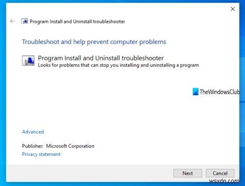 Sửa lỗi 0x81f40001 Microsoft Visual C ++ trên Windows 11/10 