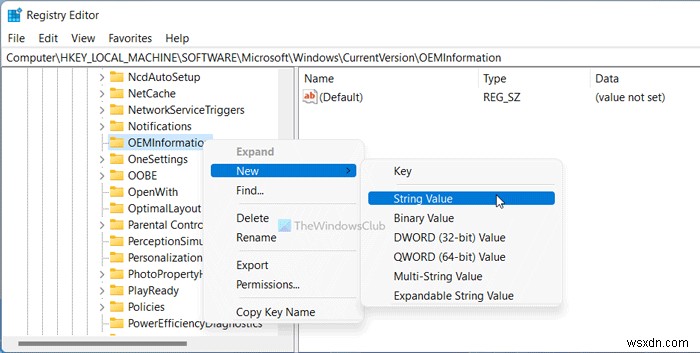 Cách thay đổi Tên sản phẩm hệ thống trong Windows 11 