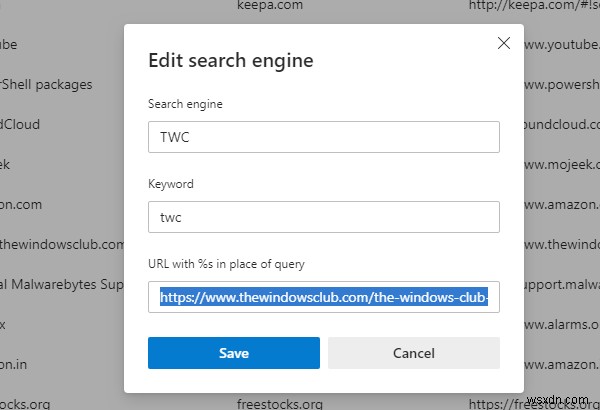 Cách tìm kiếm bất kỳ trang web nào trực tiếp từ Thanh địa chỉ Chrome hoặc Edge 