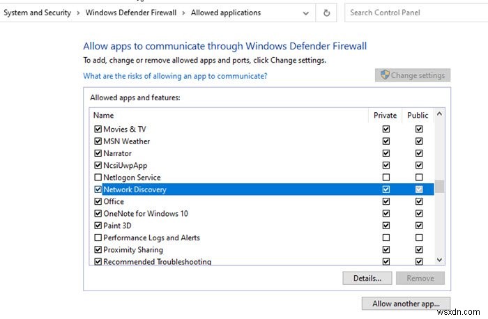 Network and Sharing Center không mở trong Windows 11/10 