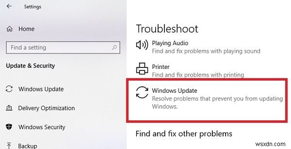 Sửa lỗi Windows Update 80072EFE 