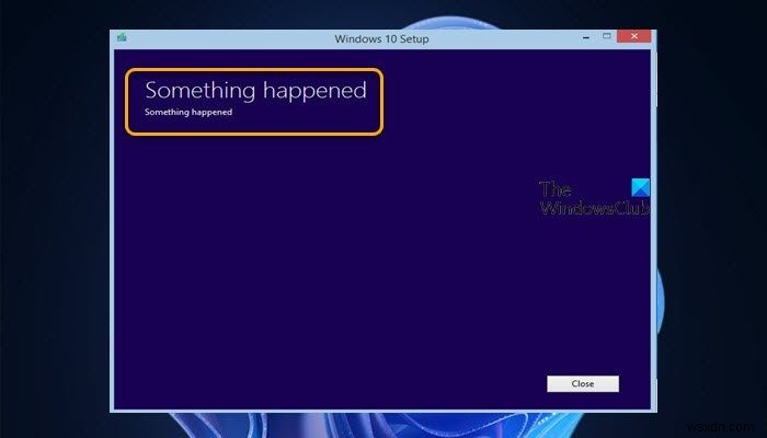 Khắc phục lỗi Thiết lập Windows Đã xảy ra 