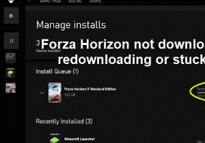 Forza Horizon không tải xuống, tiếp tục tải lại hoặc bị kẹt ở Lỗi 0% trên PC Windows 
