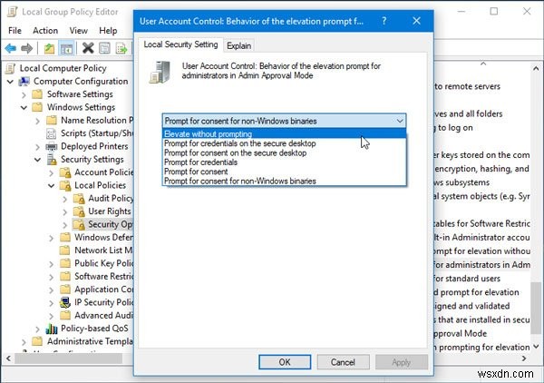 Lỗi 740, Hoạt động được yêu cầu yêu cầu nâng cao trong Windows 11/10 