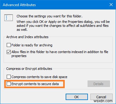 Không tự động mã hóa các tệp được chuyển đến các thư mục được mã hóa trong Windows 11/10 