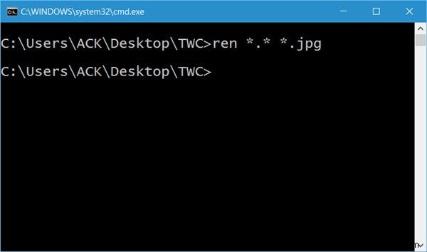 Đổi tên hàng loạt tệp và phần mở rộng tệp trong Windows 11/10 