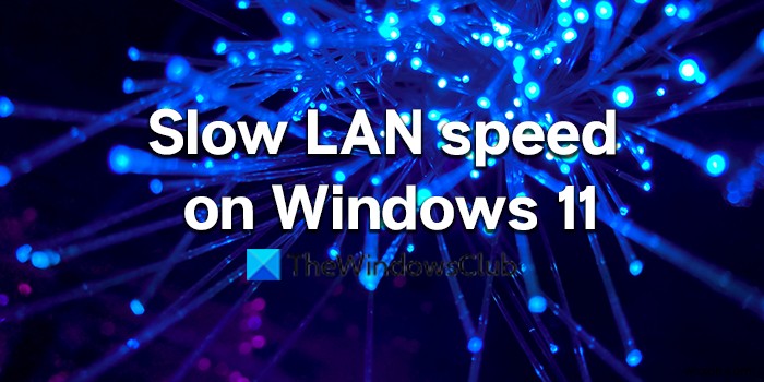 Khắc phục tốc độ mạng LAN chậm trên máy tính Windows 11/10 