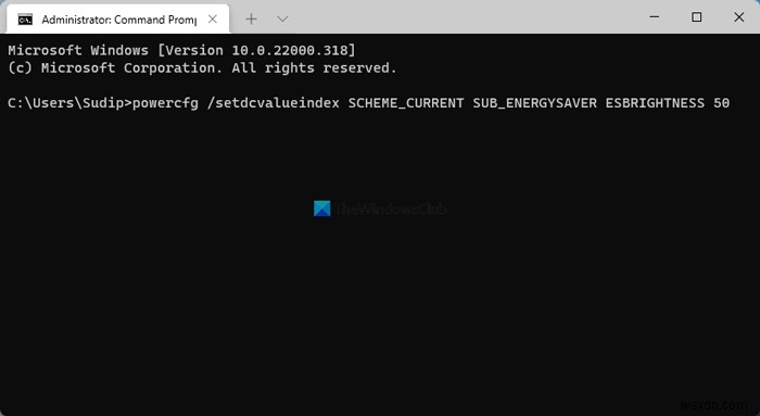 Cách thay đổi độ sáng khi sử dụng Trình tiết kiệm pin trong Windows 11/10 