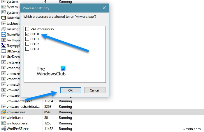 Sửa lỗi máy trạm VMware không thể khôi phục (vcpu-0)