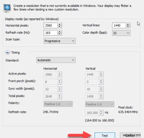 Cách tạo và đặt Độ phân giải tùy chỉnh trên Windows 11/10 