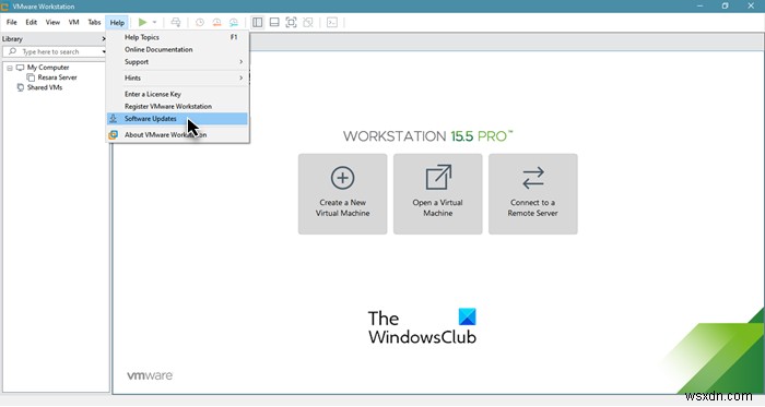 Sửa lỗi VMware Workstation Không thể khôi phục (vcpu-0) 