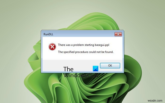 Không thể tìm thấy quy trình đã chỉ định trên Windows 11/10 