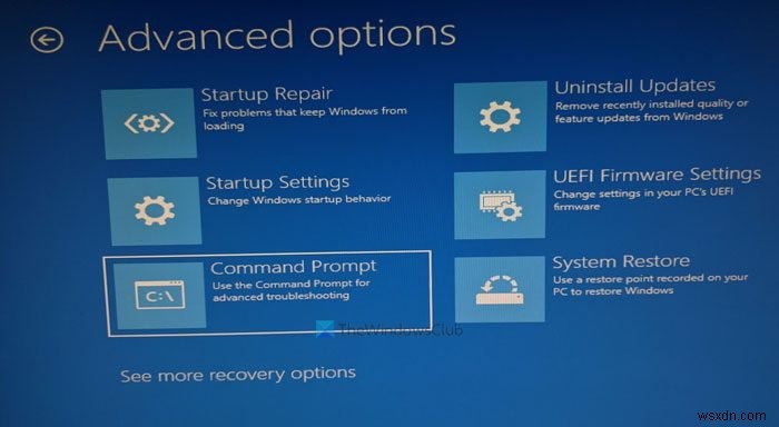 Cách sửa chữa bộ nạp khởi động EFI trong Windows 11/10 