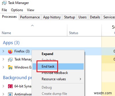 Sửa lỗi sử dụng CPU hoặc bộ nhớ cao của Firefox trên Windows 11/10 