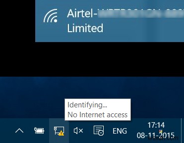 Khả năng kết nối mạng hạn chế trong Windows 11/10 