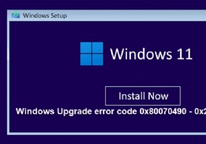 Sửa mã lỗi nâng cấp Windows 0x80070490 - 0x20007 