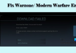 Sửa mã lỗi Warzone 6 Diver trên PC 