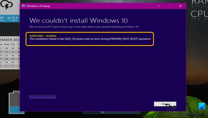 Sửa lỗi nâng cấp Windows 0x800700B7- 0x2000A 