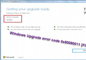 Khắc phục mã lỗi nâng cấp Windows 0x80090011 