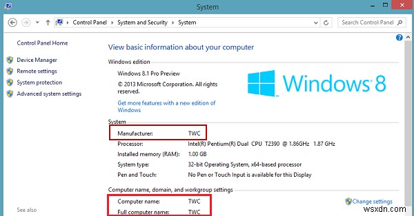 Cách thêm hoặc thay đổi thông tin OEM trong Windows 11/10 