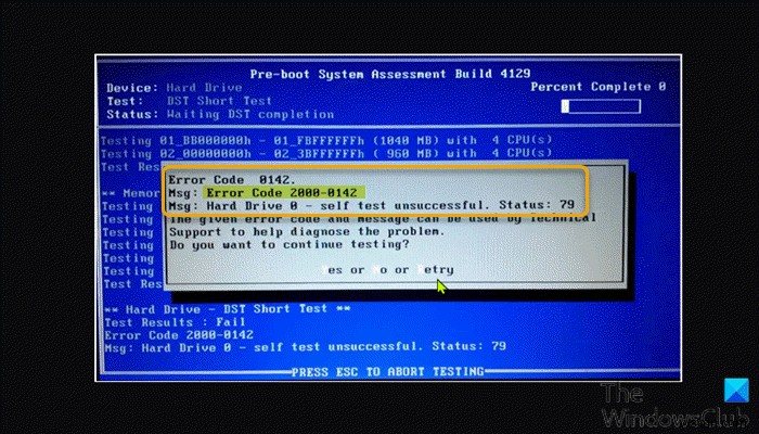 Khắc phục mã lỗi ổ cứng 2000-0142 trên máy tính Windows 
