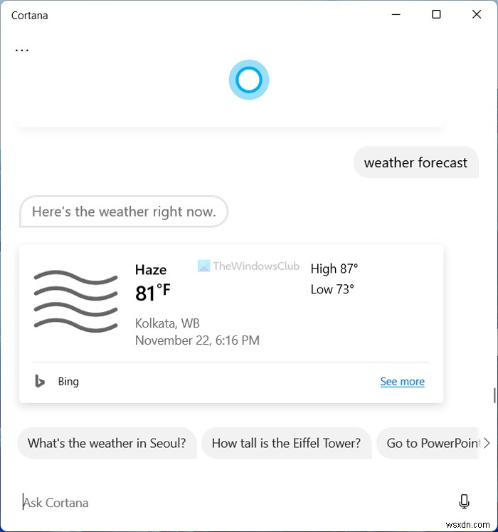 10 điều bạn có thể làm với Cortana trên Windows 11/10 